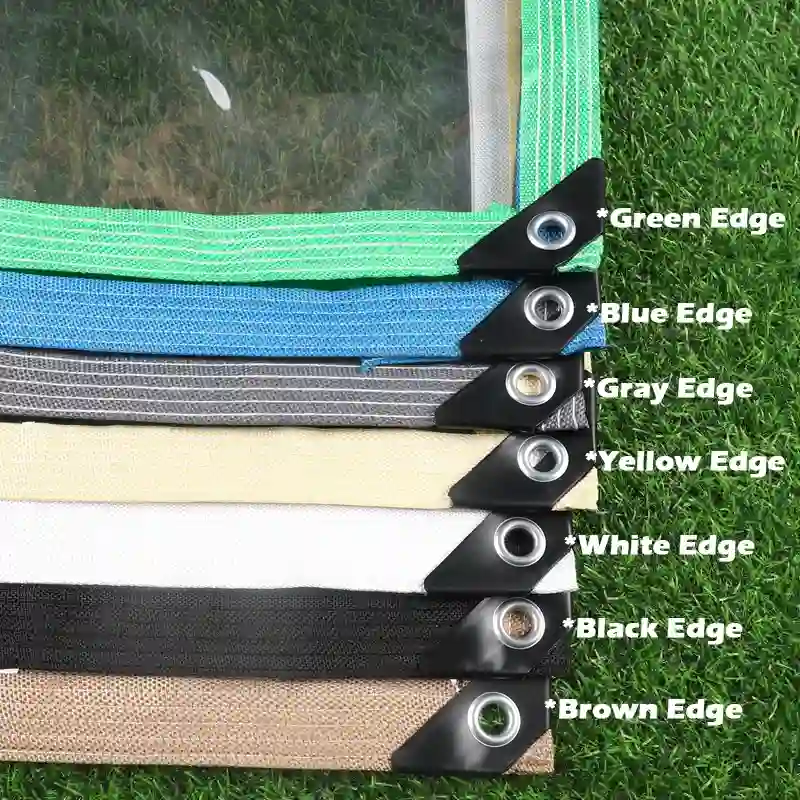 Multi-color Edge Shade Cloth, HDPE Material, Garden Greenhouse, Supplier