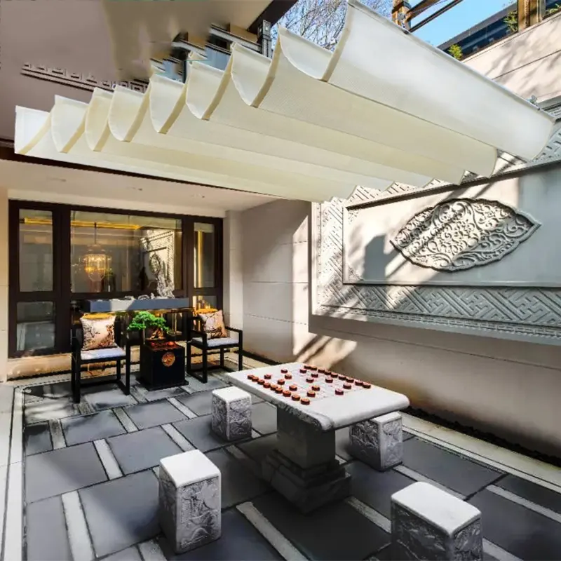 Retractable Wave Sunshade Net (HDPE/Outdoor Shading) Supplier